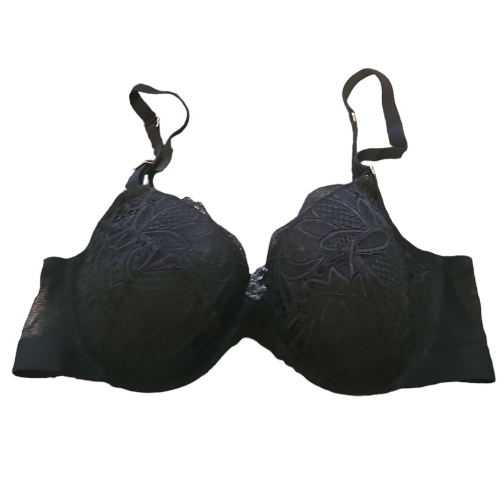Lively sz 36 C black lace underwire bra WL342